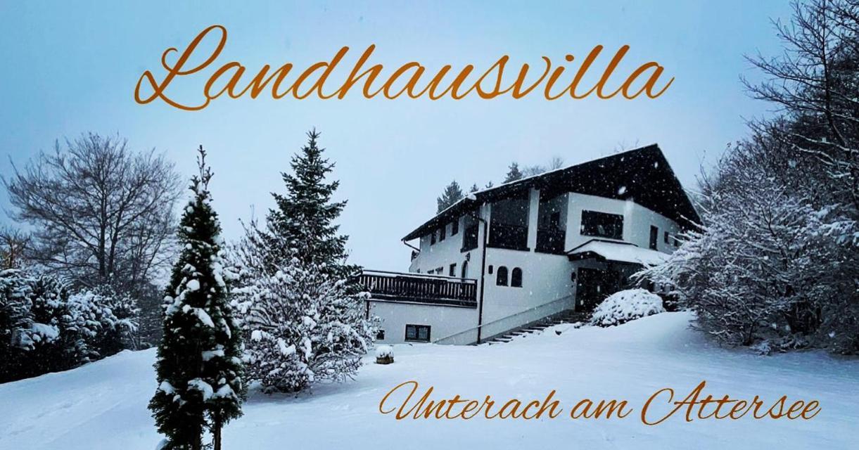 Die Landhausvilla In Unterach Am Attersee Buitenkant foto