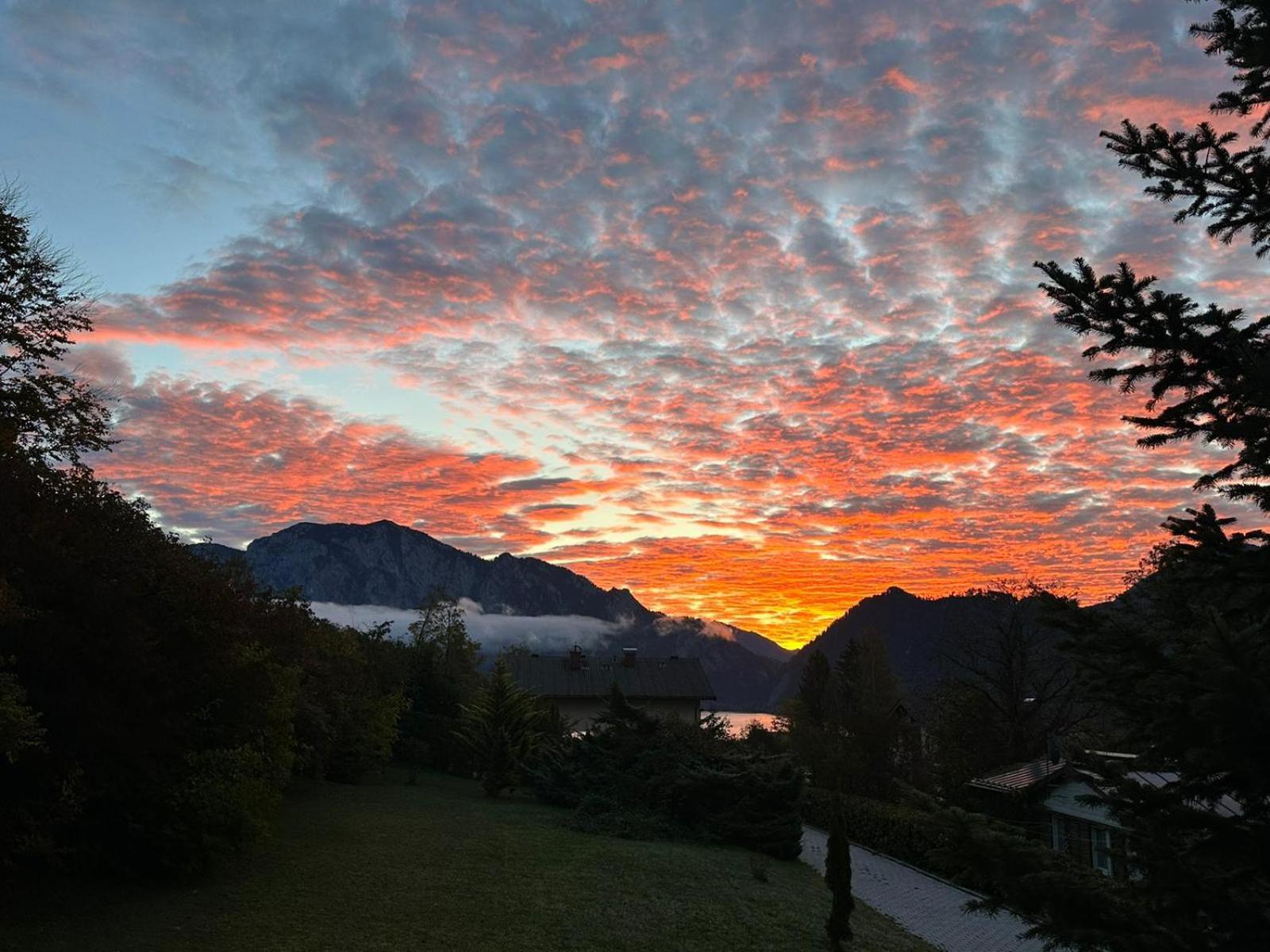 Die Landhausvilla In Unterach Am Attersee Buitenkant foto
